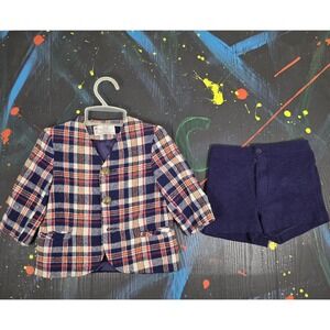 VTG Children‎ Winnie The Pooh Wool Blazer And Shorts SZ 6